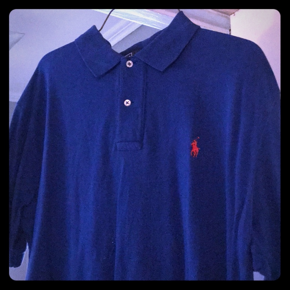 Royal Blue mems Ralph Lauren polo size large